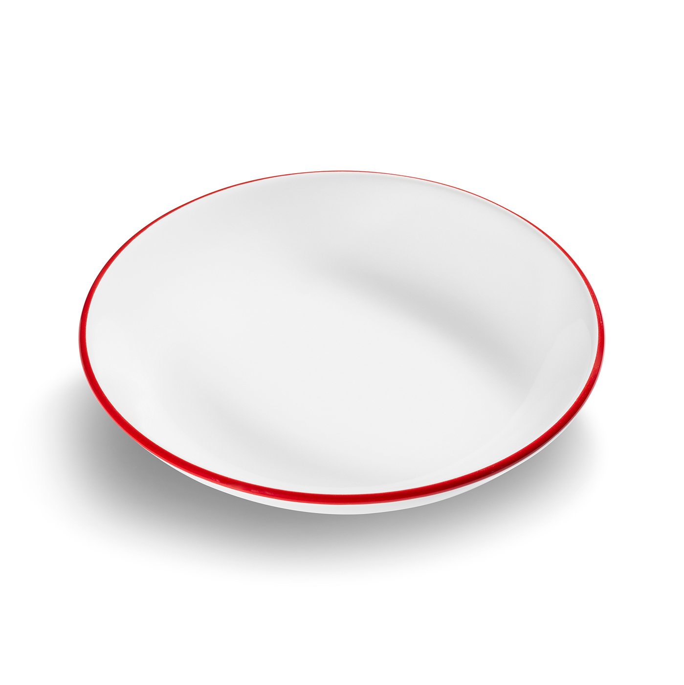 Rubinroter Rand, Suppenteller Cup (Ø 20cm)
