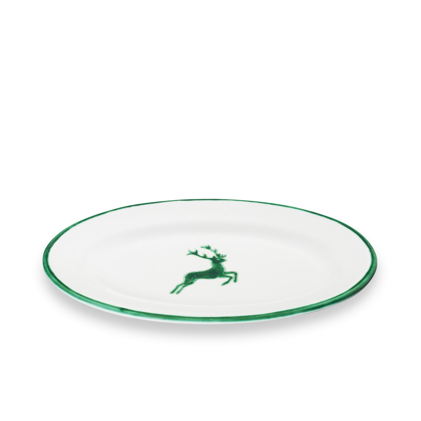 Platte oval mit Fahne Platte oval mit Fahne