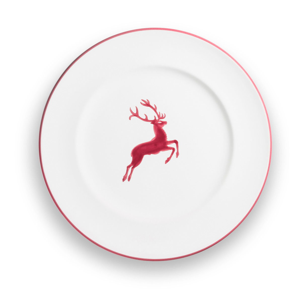 Dinner plate Gourmet with initials