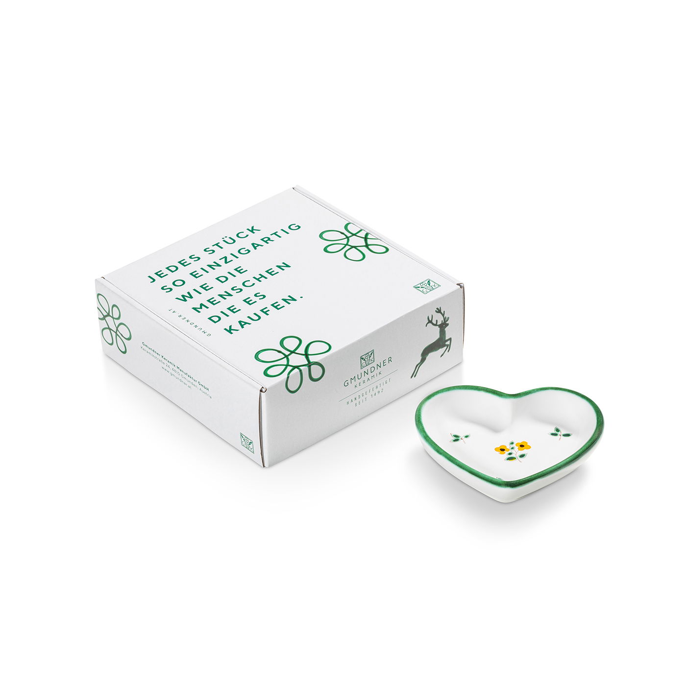 Herzschale im Geschenkkarton