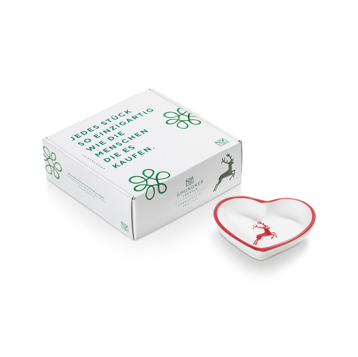 Herzschale im Geschenkkarton Herzschale im Geschenkkarton