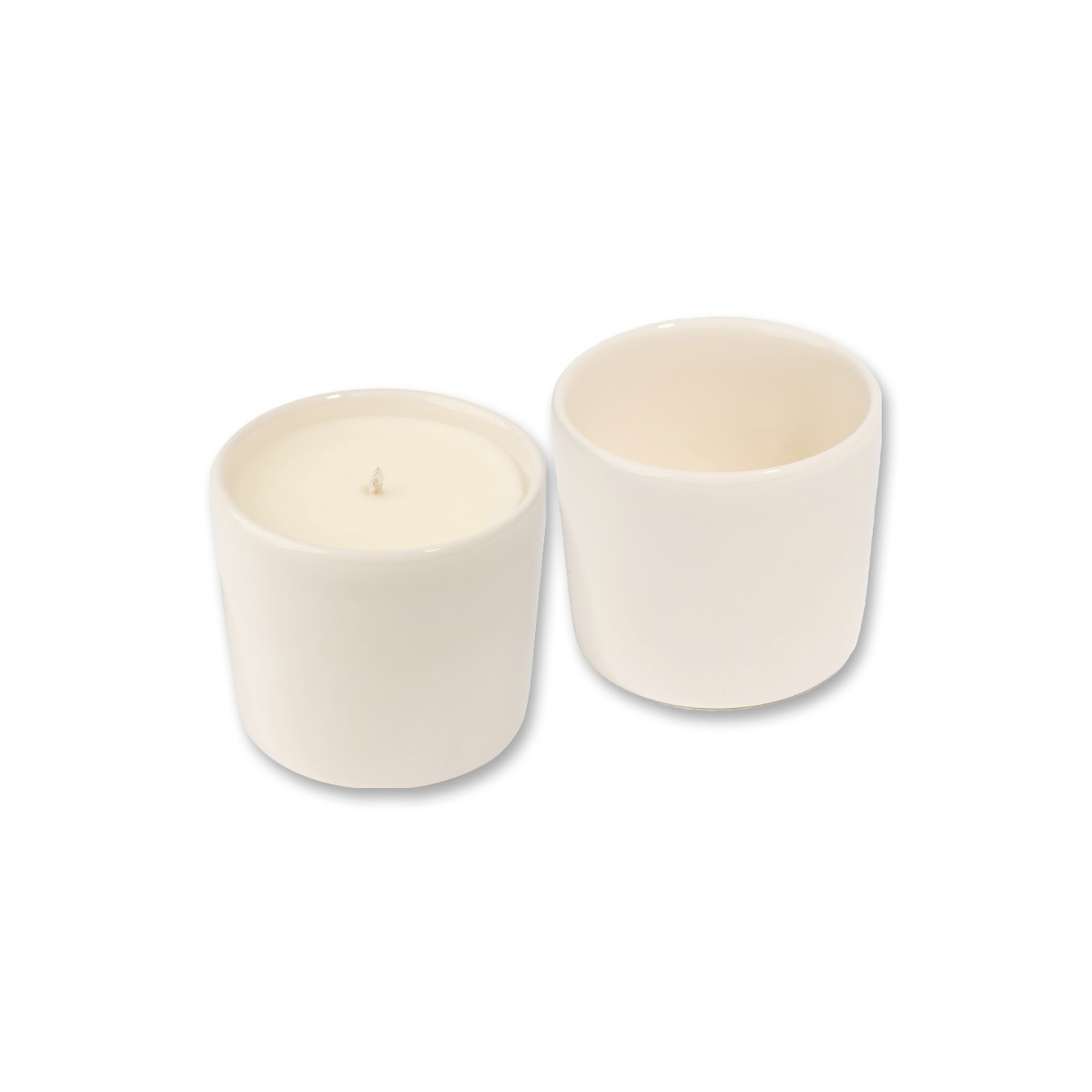 Set Becher und Duftkerze Set Becher und Duftkerze