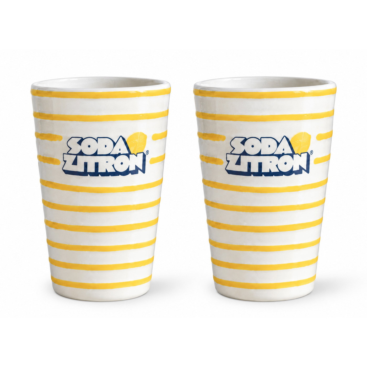 Soda Lemon Handleless Mug