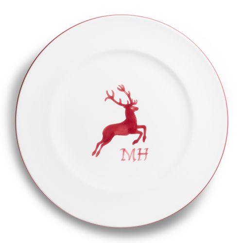 Speiseteller Gourmet mit Initialen