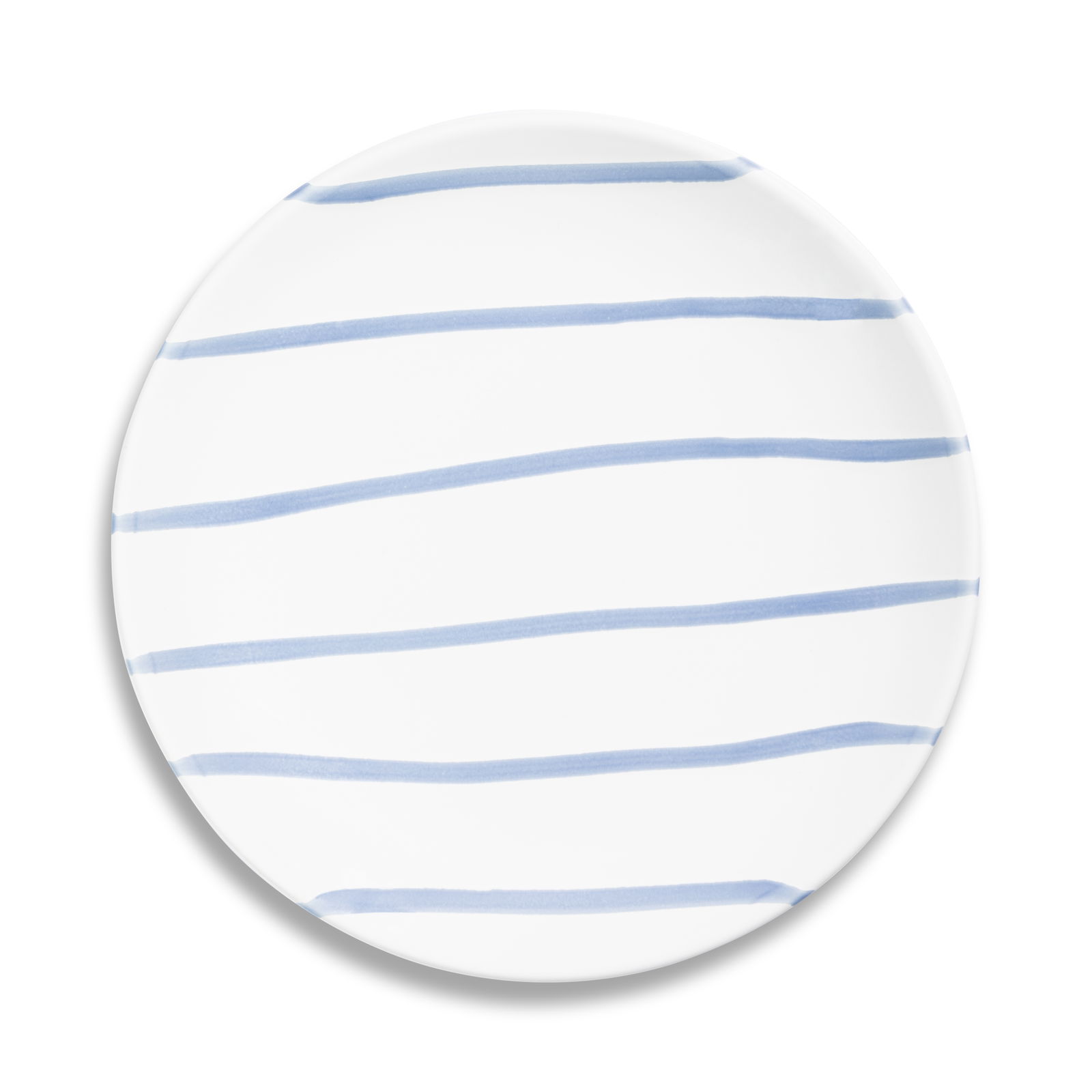Blau gestreift