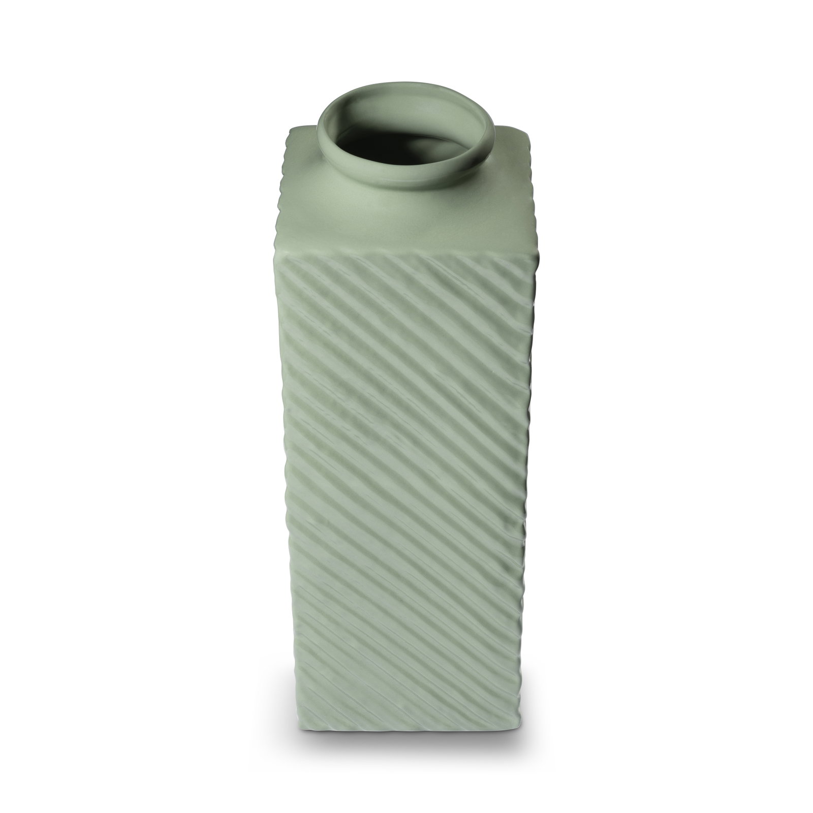 Vase Altenburg 40cm | Salbeigrün glänzend