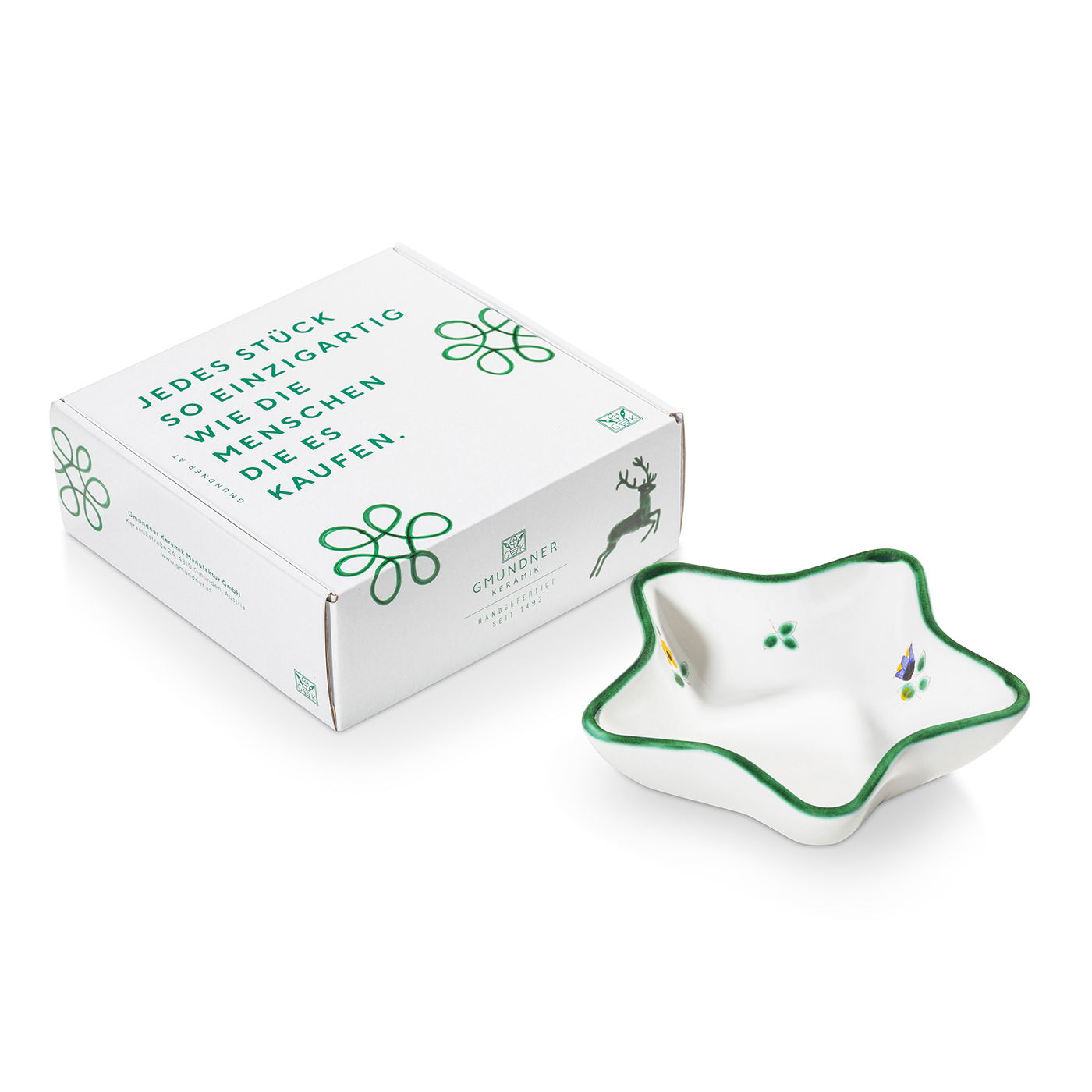 Sternschale im Geschenkkarton