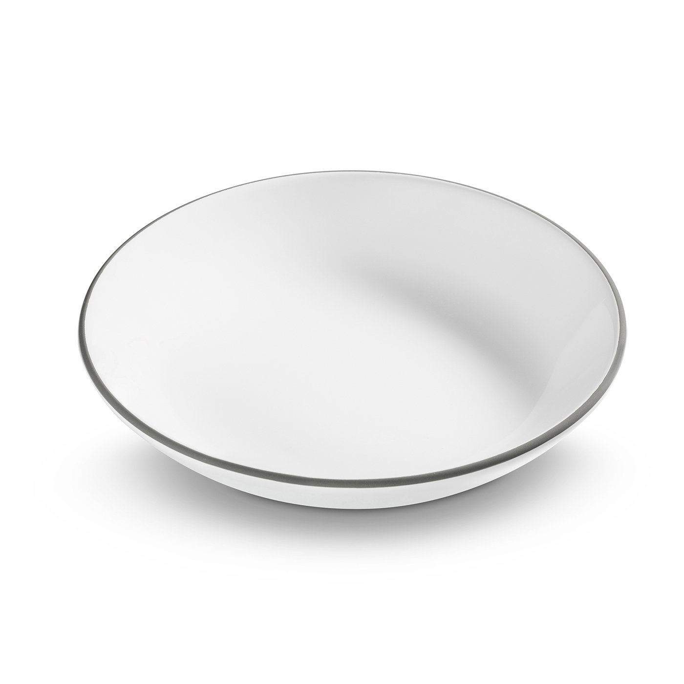 Grauer Rand, Suppenteller Cup (Ø 20cm)