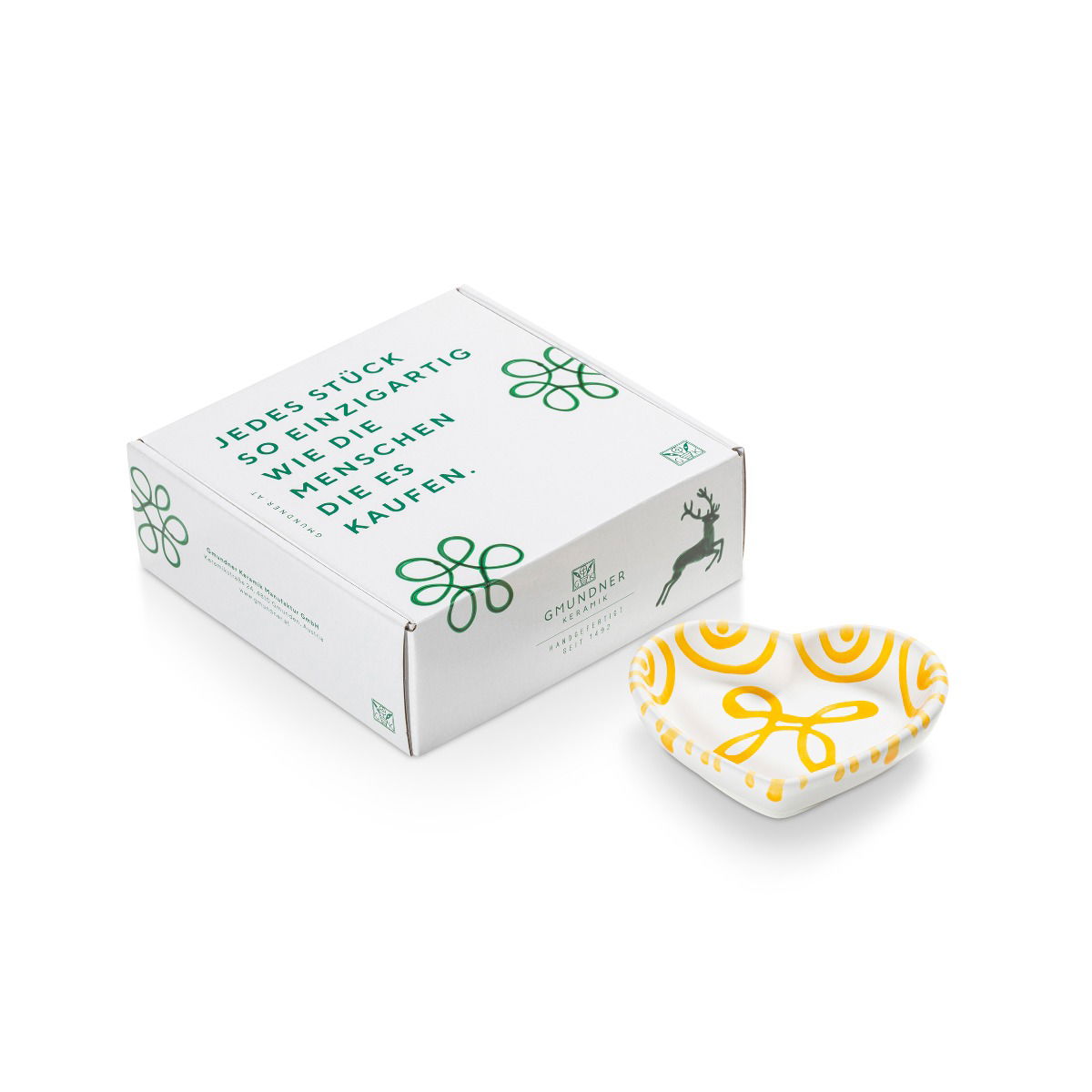 Herzschale im Geschenkkarton