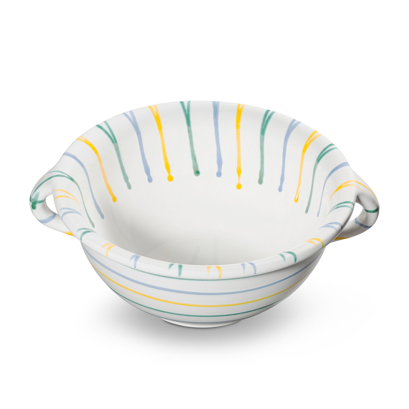 Gmundner Keramik Grüngeflammt, Assiette à pâtes Gourmet ( 29cm Gmundner Keramik Grüngeflammt, Assiette à pâtes Gourmet ( 29cm