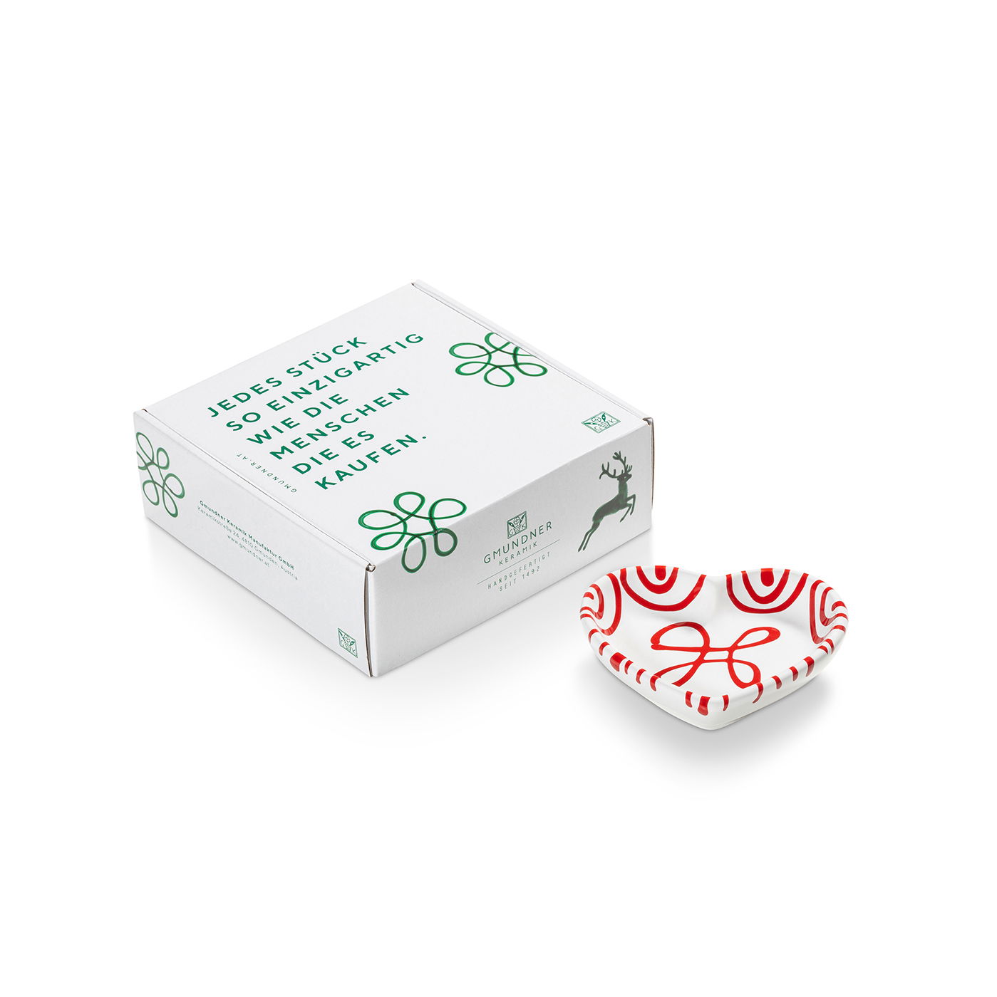 Herzschale im Geschenkkarton Herzschale im Geschenkkarton