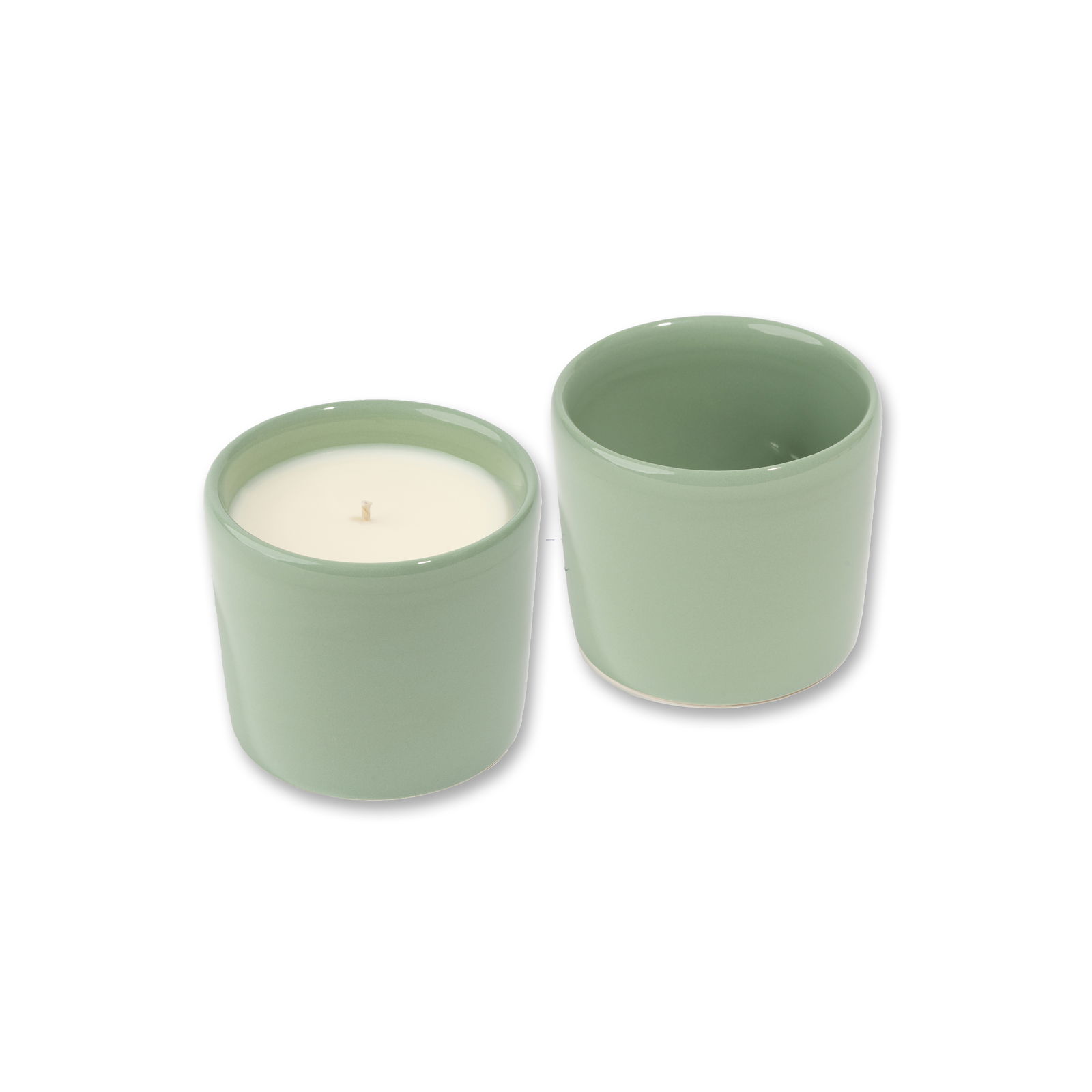 Set Becher und Duftkerze Set Becher und Duftkerze