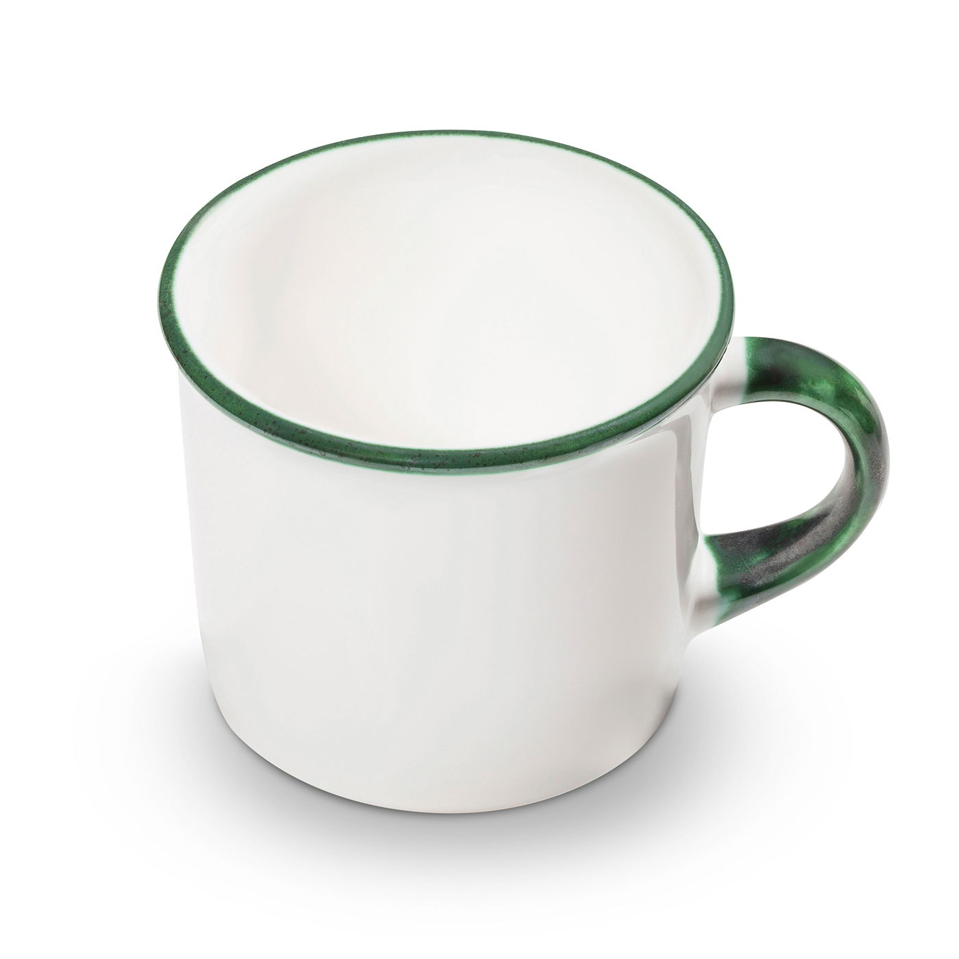 Gmundner Ceramica bordo verde, piatto fondo Gourmet ( 24 cm Gmundner Ceramica bordo verde, piatto fondo Gourmet ( 24 cm