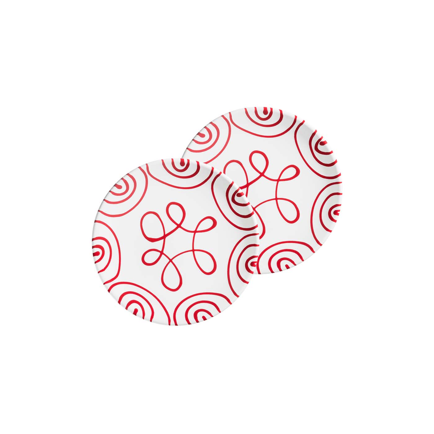 2er-Set Dessertteller Cup