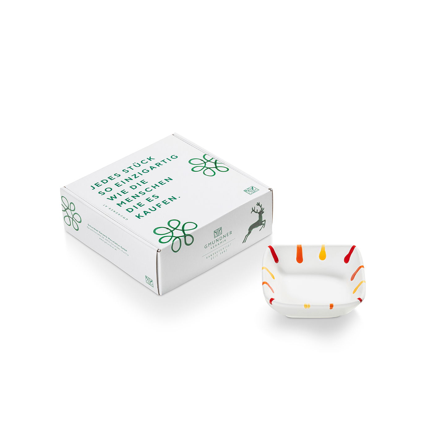 Schälchen quadratisch im Geschenkkarton Schälchen quadratisch im Geschenkkarton